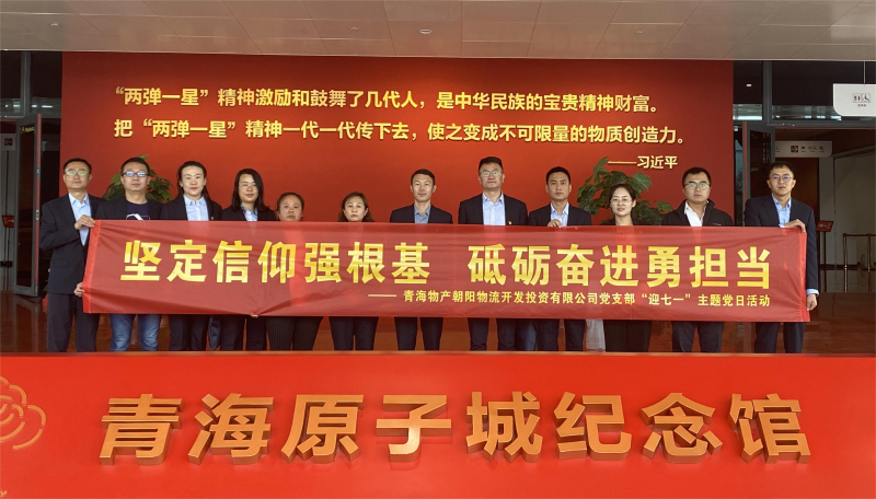 堅定信仰強根基，砥礪奮進勇?lián)?朝物開投公司黨支部開展迎“七一”主題黨日活動